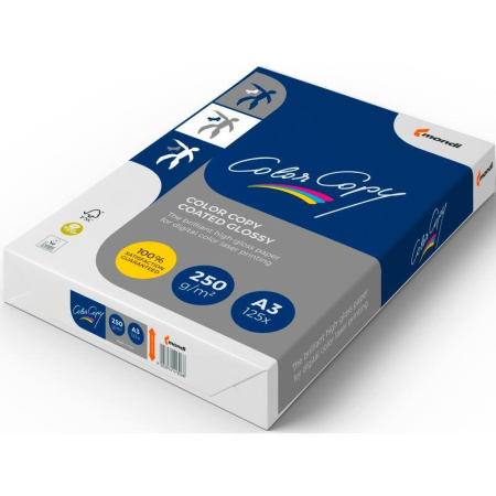Бумага для цветной лазерной печати Color Copy с покрытием Glossy (А3, 250 г/кв.м, 125 листов)