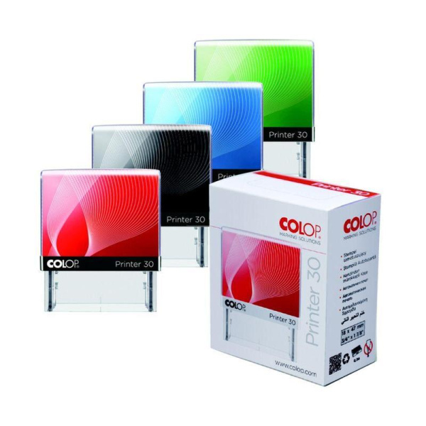 Оснастка для штампов автоматическая Colop Pr. С30 47х18 мм черная