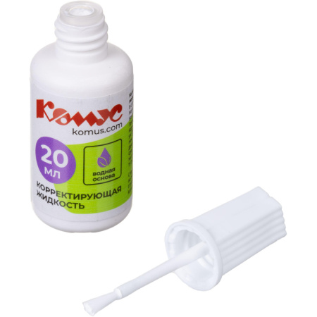 Корректирующая жидкость (штрих) Комус водная 20 мл