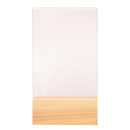 Подставка настольная для рекламных материалов Attache А6 на деревянной подставке