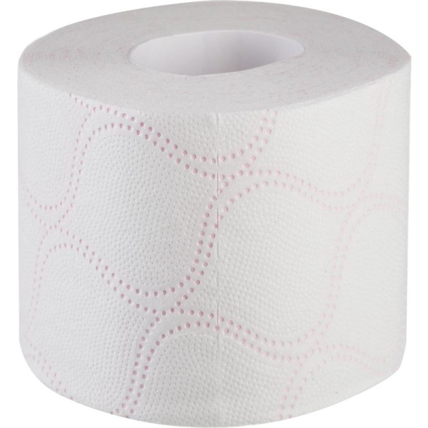 Бумага туалетная Veiro Luxoria 3-слойная с цветным декоративным  тиснением Малина  (12 рулонов в упаковке)