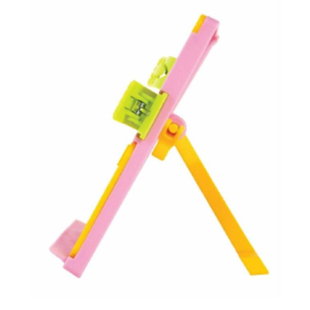 Подставка для книг Комус Класс пластиковая розовая