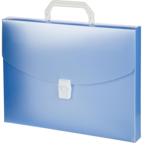 Папка-портфель пластиковая Attache Selection Breeze А4 голубая (335х350  мм, 1 отделение)