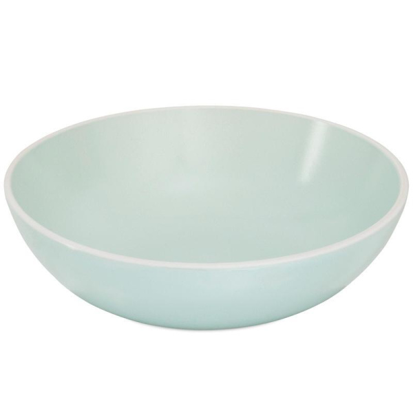 Тарелка суповая керамика Fioretta Scandy Mint 182 мм голубая (артикул   производителя TDP468)