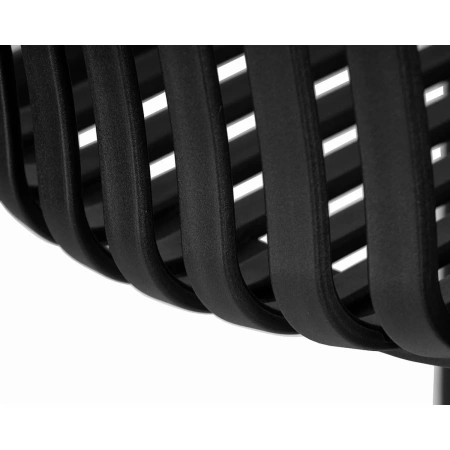 Стул барный Dobrin Chloe bar чёрный (пластик/пластик)