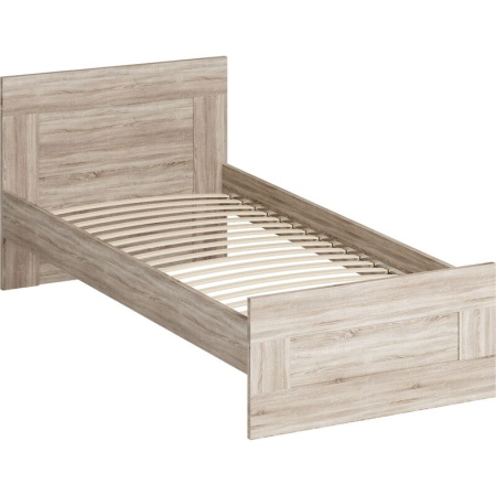 Кровать одинарная Сириус (дуб сонома, 960х2054х825 мм)
