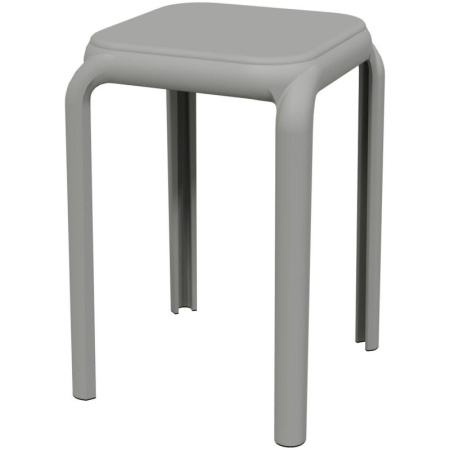 Табурет серый (полипропилен)