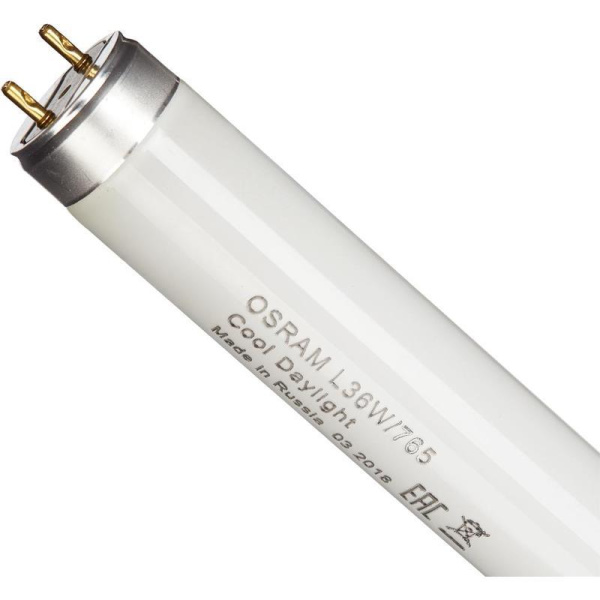 Лампа люминесцентная Osram L36W/765 36 Вт G13 T8 6400 K (4052899352834, 25 штук в упаковке)