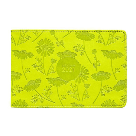 Еженедельник датированный 2021 год InFolio Camomile искусственная кожа A6 64 листа салатовый (160x150 мм) Еженедельник датированный 2021 год InFolio Camomile искусственная кожа A6 64 листа салатовый (160x150 мм)