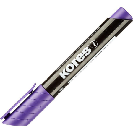 Набор маркеров перманентных Kores 6 цветов (толщина линии 1-3 мм)