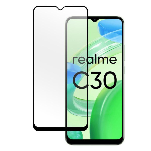 Защитное стекло Pero Full Glue для Realme C30 (9880010344513)