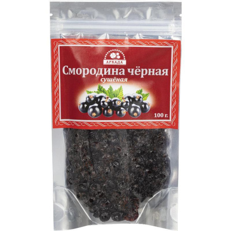 Черная смородина Аркада сушеная 100 г