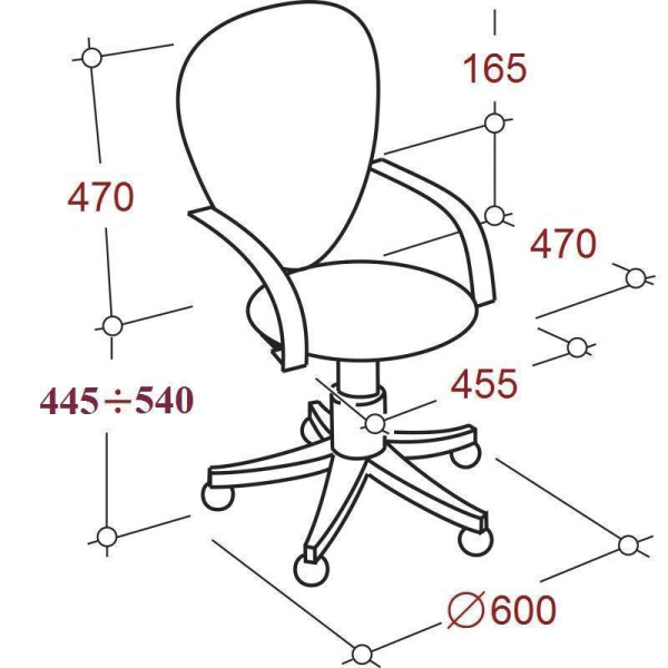 Кресло офисное Easy Chair 304 синее/черное (сетка/ткань, металл)