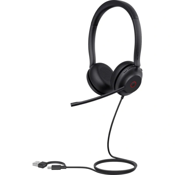 Гарнитура проводная Yealink UH35 Dual UC USB-C/A
