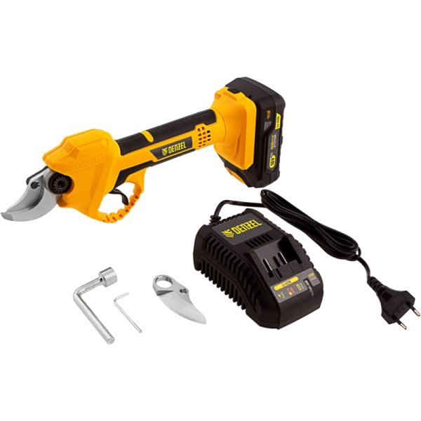 Секатор Denzel CP-30 Li-Ion аккумуляторный 350 мм рез 30 мм (59435)