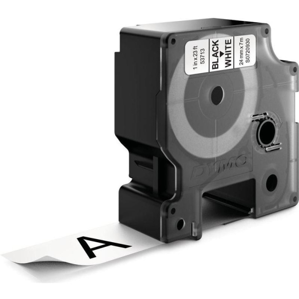 Картридж для принтера этикеток DYMO S0720930 D1 (24 мм x 7 м, цвет ленты белый, шрифт черный)