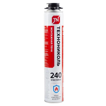 Пена монтажная Технониколь Professional 240 огнестойкая 810 мл
