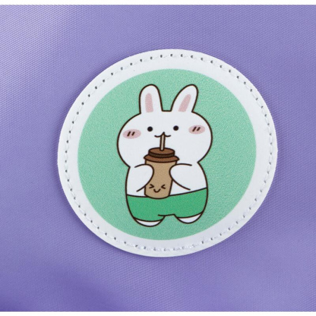 Рюкзак школьный №1 School Зайчики сиреневый