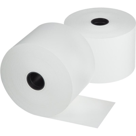 Чековая лента из термобумаги 80 мм (диаметр 120 мм, намотка 153 м,  втулка 26 мм, 2 штуки в упаковке)