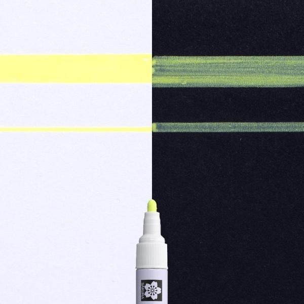 Маркер промышленный Sakura Pen-Touch XPFKA302 для универсальной маркировки желтый (2 мм)