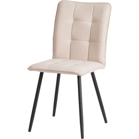 Стул обеденный Комус Мебель Flame бежевый (ткань, металл)