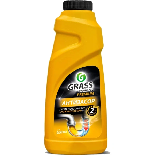 Средство для прочистки труб Grass Digger-Gel гель 500 мл