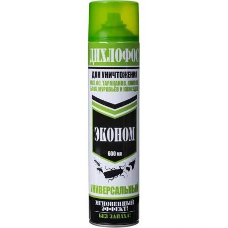 Средство от насекомых Дихлофос Эконом аэрозоль 600 мл