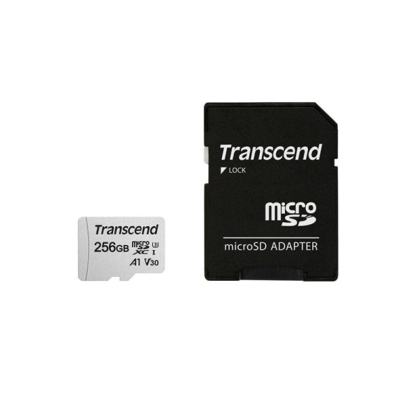 Карта памяти 256 ГБ microSDXC Transcend 300S-A (TS256GUSD300S-A)