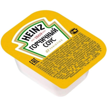 Соус Heinz горчичный 25 штук по 25 мл Соус Heinz горчичный 25 штук по 25 мл