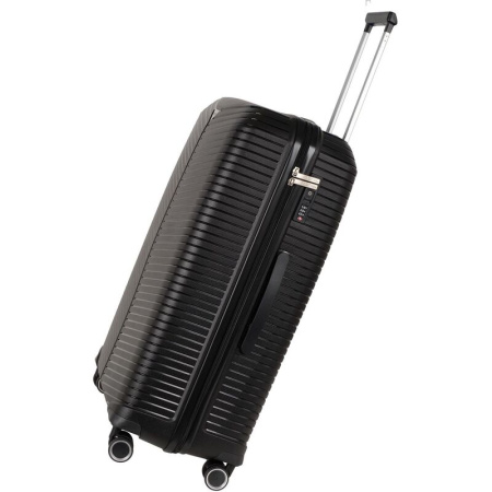 Чемодан Polar 91 литр из пластика черный (РР823) Чемодан Polar 91 литр из пластика черный (РР823)