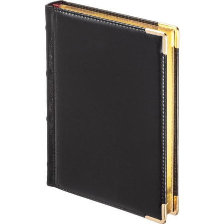 Ежедневник полудатированный Bruno Visconti Boss искусственная кожа A5+ 208 листов черный (145х217 мм) (артикул производителя 3-404/267)