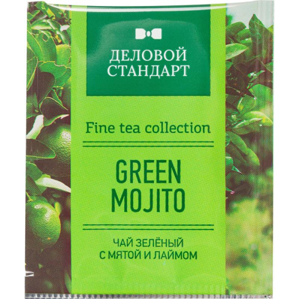 Чай Деловой Стандарт Green mojito зеленый 100 пакетиков