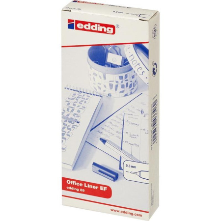 Линер Edding E-89/001 черный (толщина линии 0.3 мм)
