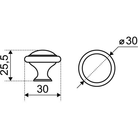 Ручка StahlBuro A304 матовый чёрный