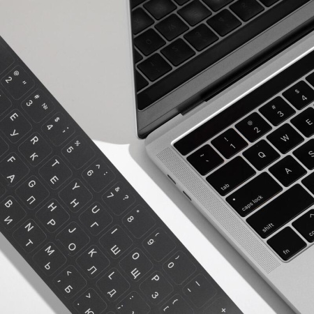 Этикетки для клавиатур Red Line серые (УТ000031341)