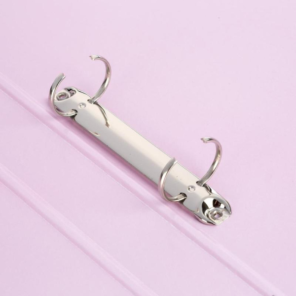 Папка на 2-х кольцах №1 School Kitty 35 мм розовая до 220 листов