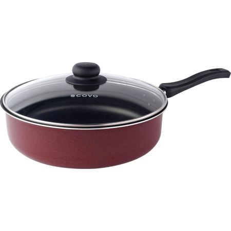 Сотейник Scovo 24 см алюминий с крышкой