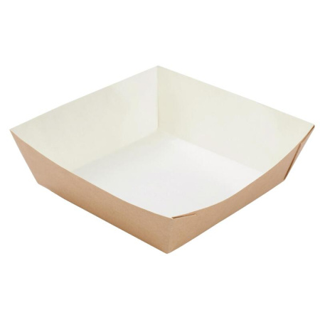 Лоток для картофеля фри OSQ Group Tray 550 110х110х42 мм крафт (480 штук  в упаковке)