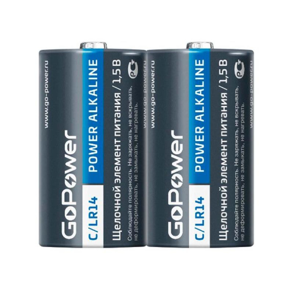 Батарейка C LR14 GoPower