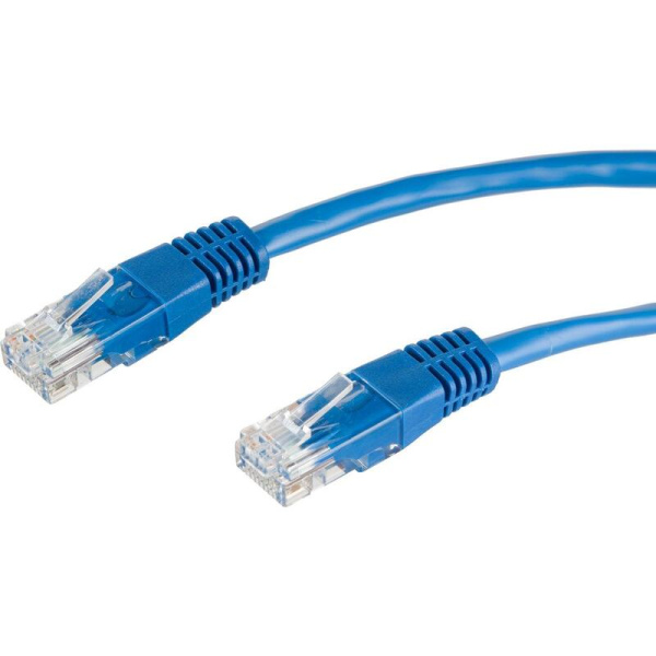 Патч-корд витая пара BigTech OPCC013 UTP CCA cat 5e 0.5 м