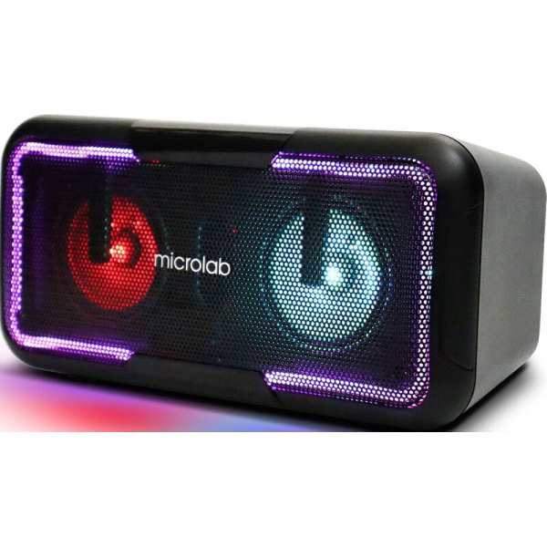 Портативная колонка Microlab BP11 черная с подсветкой (80003108)