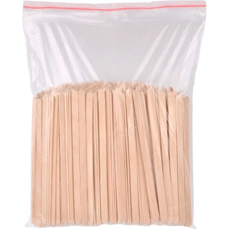 Размешиватель одноразовый деревянный Комус бежевый 140 мм