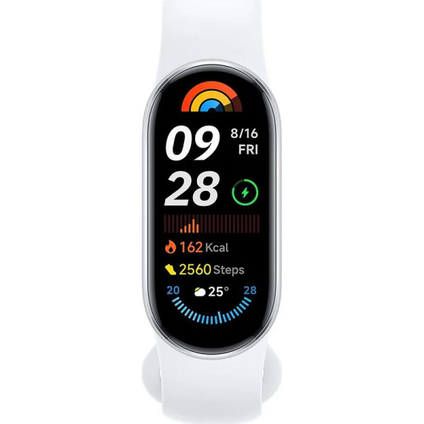 Фитнес-браслет Xiaomi Smart Band 9 серебристый (BHR8340GL)
