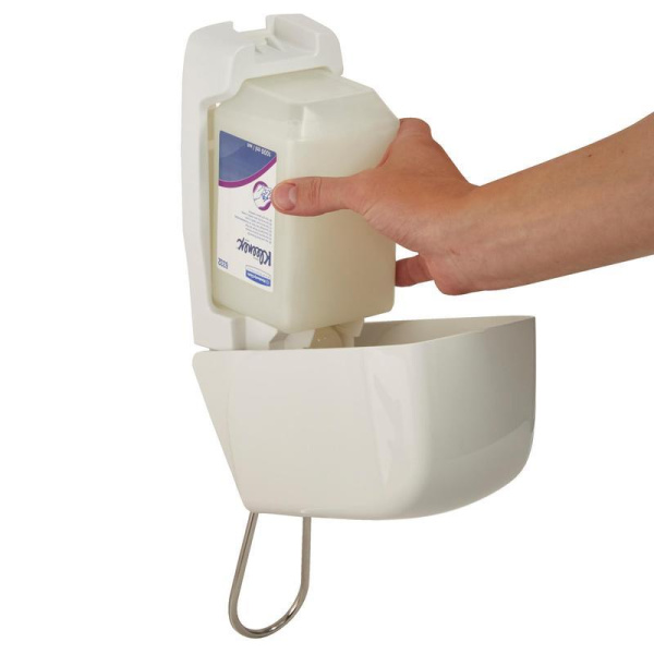 Дозатор для жидкого мыла Kimberly Clark Aquarius 6955 локтевой пластиковый 1 л