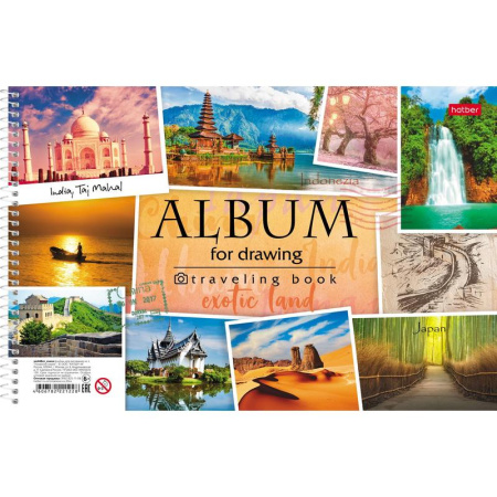 Альбом для рисования Hatber Travel А4 48 листов (обложка в ассортименте)
