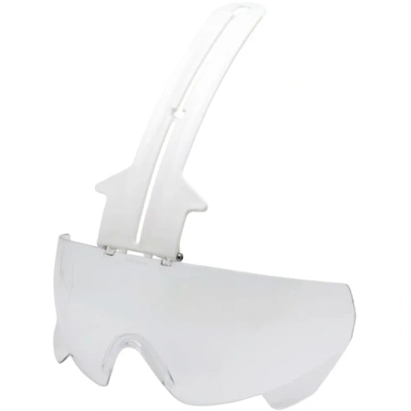 Очки защитные открытые строительные Еланпласт прозрачные с креплением на  каску