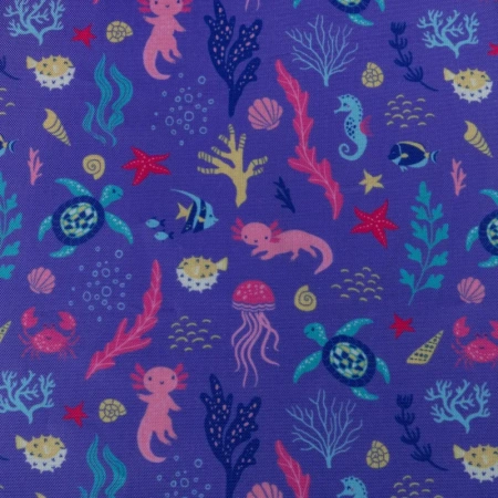 Ранец Комус Класс Аксолотль фиолетовый с двумя отделениями (с  наполнителем)