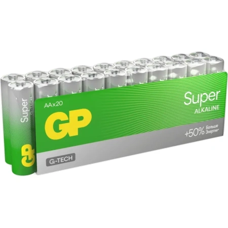 Батарейки GP пальчиковые АА LR6 (20 штук в упаковке)