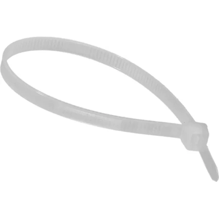 Хомут (стяжка) пластиковый Вихрь 200x4.8 мм белый 100 штук