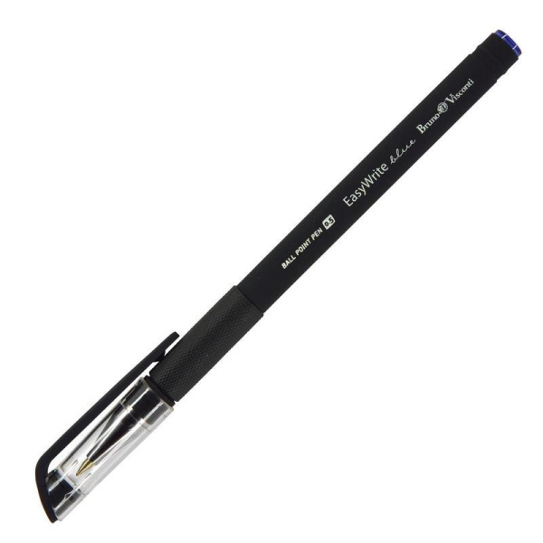 Ручка шариковая неавтоматическая  Bruno Visconti EasyWrite Blue синяя (толщина линии 0,5 мм)